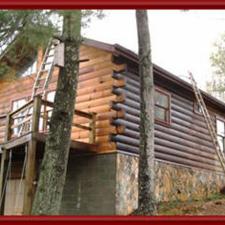 Log Home Restoration 9