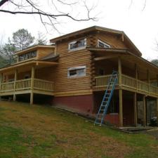 Log Home Restoration 77