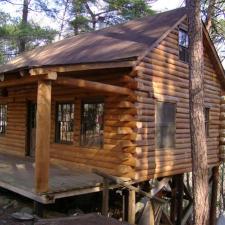 Log Home Restoration 166
