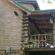 Log Home Restoration 196