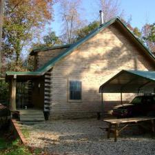 Log Home Restoration 216