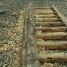 Log Railing Repairs 95