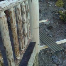 Log Railing Repairs 3