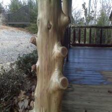 Log Railing Repairs 11