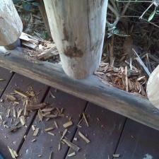 Log Railing Repairs 17