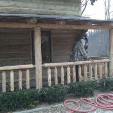 Log Railing Repairs 19