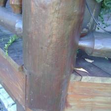Log Railing Repairs 26