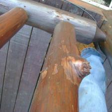 Log Railing Repairs 28