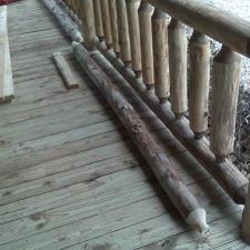 Log Railing Repairs 45